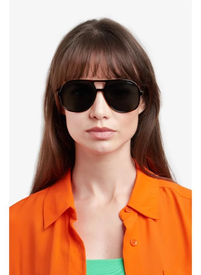 Polaroid  Square Double Bridge Sunglasses Frames  | Best Price UAE